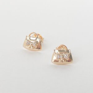 Brinco Bolsinha Folheado a ouro 18k - Image 2
