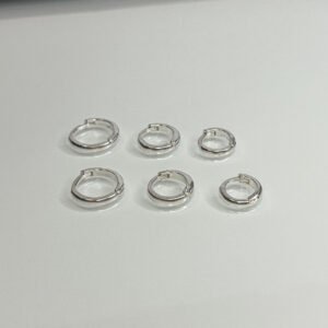 Brinco Trio de Argolas em Prata - Image 1