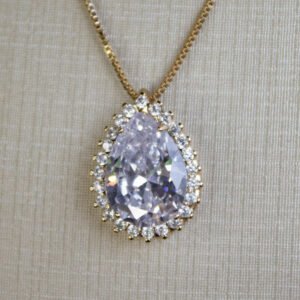 Gargantilha Pedra Color Folheada a ouro 18k cravejado em Zircônias - Image 5