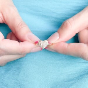 Anel Coração Folheado a ouro 18k Cravejado de Micro Zircônias - Image 4