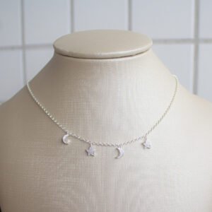 Gargantilha Constelação em Prata com detalhes em micro cravação de zircônias - Image 1