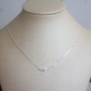 Gargantilha Olho Grego em Prata com detalhes em micro cravações de zircônias - Image 5