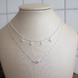 Gargantilha Olho Grego em Prata com detalhes em micro cravações de zircônias - Image 6