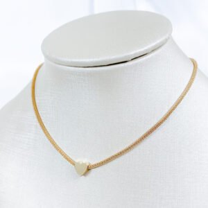 Choker Telinha Coração Folheado a ouro 18k - Image 1