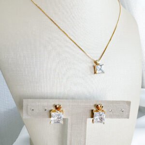 Conjunto Parfum Folheado a Ouro 18k Conj10f - Image 1