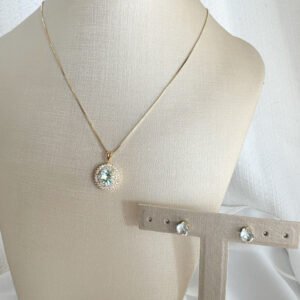 Conjunto New Collor Folheado a Ouro 18k cravejado de Zircônias Conj14f - Image 5