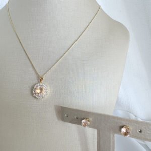 Conjunto New Collor Folheado a Ouro 18k cravejado de Zircônias Conj14f - Image 8