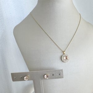 Conjunto New Collor Folheado a Ouro 18k cravejado de Zircônias Conj14f - Image 10