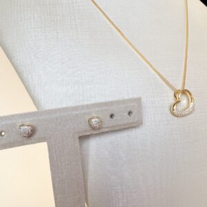 Conjunto Corações Folheado a ouro 18k - Image 1