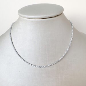 Gargantilha Choker Liz  Folheada a Prata - Image 1