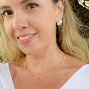 Gargantilha Choker Singapura Folheada a ouro 18k - Image 3