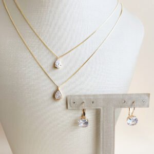Colar Duplo Elegance Folheado a ouro 18k - Image 2
