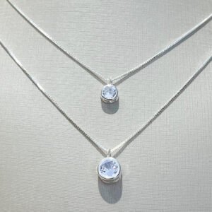 Colar Duplo Elegance Folheado a Prata - Image 2