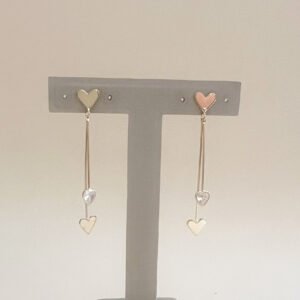 Brinco Amor Infinito Folheado a Ouro 18k - Image 1