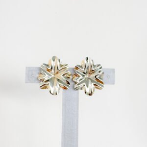 Brinco Organic Folhas Folheado a Ouro 18k - Image 3
