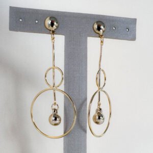 Brinco Ayla Folheado a Ouro 18k - Image 2