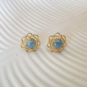 Brinco Flor de Aurora Folheado a ouro 18k - Image 2