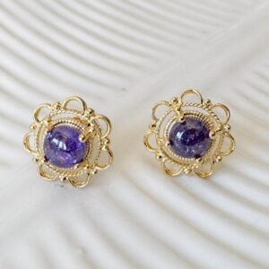 Brinco Flor de Aurora Folheado a ouro 18k - Image 3