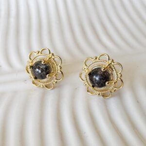 Brinco Flor de Aurora Folheado a ouro 18k - Image 5