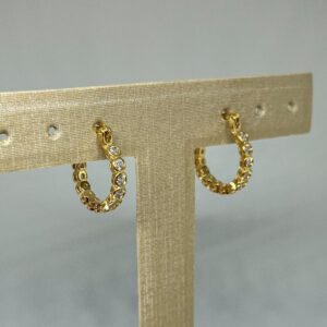 Brinco Argola Folheado a ouro 18k - Image 1