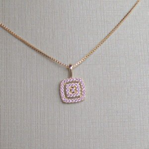 Conjunto Labirinto Folheado a ouro 18k cravejado em zircônias - Image 2