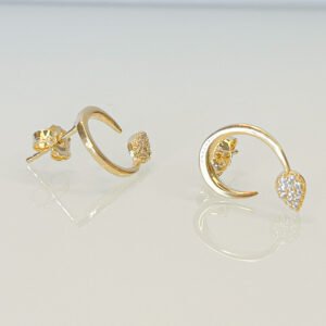 Brinco Serpente Folheado a ouro 18k - Image 1