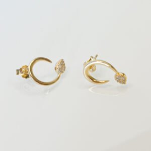 Brinco Serpente Folheado a ouro 18k - Image 2