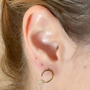 Brinco Serpente Folheado a ouro 18k - Image 3