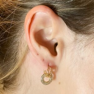 Brinco Argola folheado a ouro 18k - Image 3