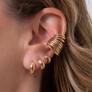 Piercing Fake Aros folheado a ouro 18k - Image 1