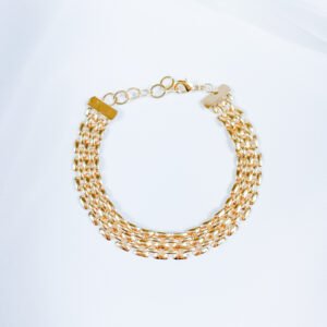 Pulseira Olga Folheado a ouro 18k Pul24f - Image 3