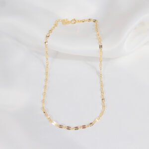 Gargantilha Choker Eduarda Folheada a ouro 18k - Image 1