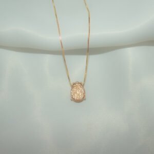 Gargantilha Cristal Luxo Folheada a ouro 18k - Image 2