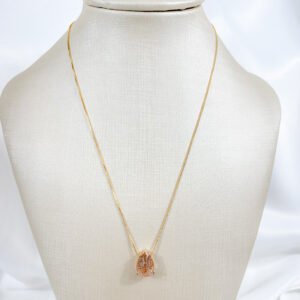 Gargantilha Cristal Luxo Folheada a ouro 18k - Image 5