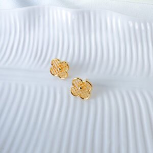 Brinco Trevo folheado a ouro 18k - Image 1