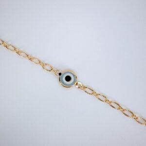 Pulseira Olho Grego Folheado a ouro 18k - Image 2