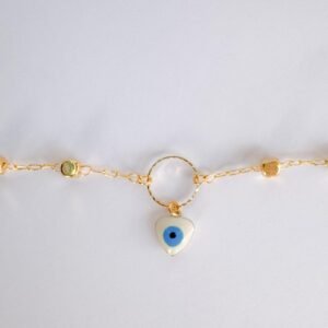 Pulseira Olho Grego folheada a ouro 18k - Image 2
