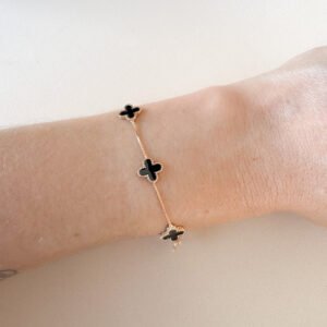 Pulseira Trevo Folheada a ouro 18k - Image 2