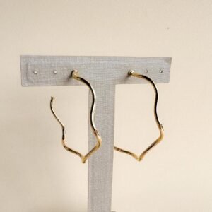 Brinco Argola Aro Folheado a Ouro 18k - Image 2