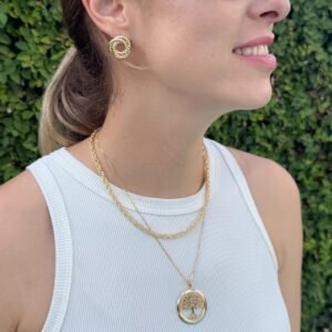 Brinco Ninho Folheado a ouro 18k - Image 4