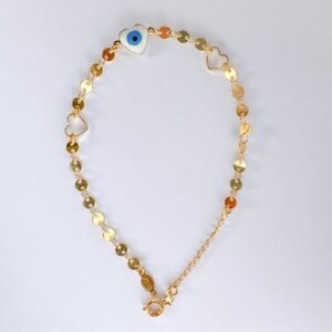 Pulseira Olho Grego Folheado a ouro 18k - Image 2