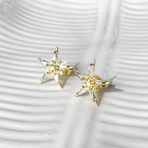 Brinco Estrela Folheado a Ouro 18k - Image 2