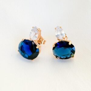 Brinco Princesa Zircônia folheado a ouro 18k - Image 1