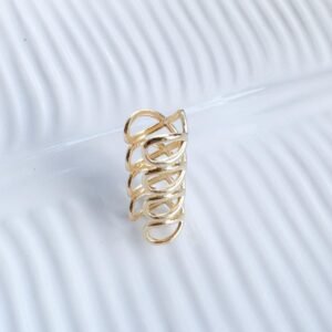 Piercing Fake Folheado a ouro 18k - Image 4