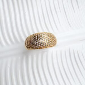 Anel Glamm Luxo Folheado a Ouro 18k - Image 2