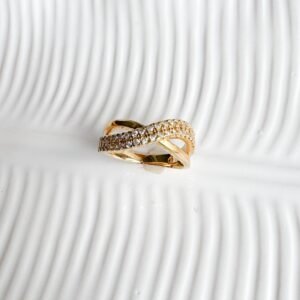 Anel Infinito Folheado a Ouro 18k - Image 2