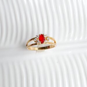 Anel Princesa Luxo Folheado a Ouro 18k - Image 3