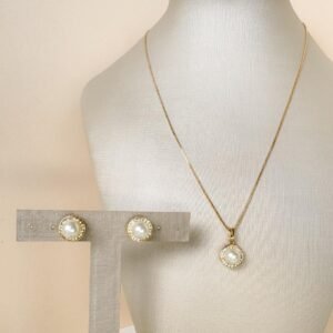 Conjunto Pérola Folheado a ouro 18k - Image 2
