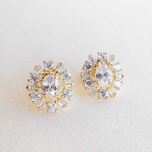 Brinco Luxo Folheado a Ouro 18k - Image 1