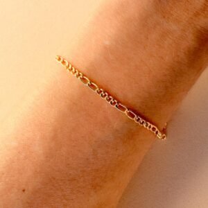 Pulseira unissex Piastrini folheada a ouro 18k - Image 1